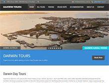 Tablet Screenshot of darwintours.com.au